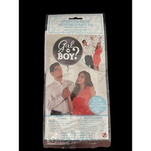 Gender Reveal Party Balloon - "BOY" Balloon 24" Blue‎ Confetti 0.35 oz